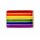 Flagge und andere Artikel im Regenbogen-Design