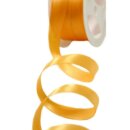 Satinband Orange-Gold 15mm Stoffband