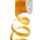Satinband Orange-Gold 15mm Stoffband