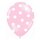 Farbige Ballons Rosa mit wei&szlig;en Punkten/ Dot