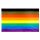 Philadelphia-Flagge/Regenbogen Fahne Inklusion 90*150cm