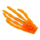 Skeletthand-Haarspange in Orange 75mm