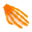 Skeletthand-Haarspange in Orange 75mm