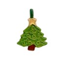 Mini Weihnachtsbaum Anh&auml;nger gr&uuml;n lackiert
