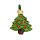 Mini Weihnachtsbaum Anh&auml;nger gr&uuml;n lackiert R.Kugeln
