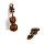 Mini Geige Anh&auml;nger unlackiert