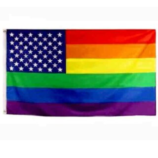 Regenbogenfahne USA Flagge 90*150cm PRIDE