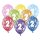 Bunte Ballons 2. Geburtstag mit Zahlen Gelb