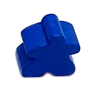 Spielfiguren aus Holz 15 x 16mm Blau