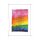 Kathl&acute;s LGBT-Klappkarte Sonnenblume Regenbogen 10x15cm
