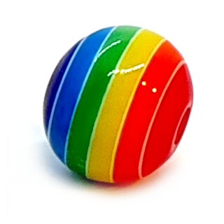 Bunte Regenbogen-Perle 12mm Einzeln
