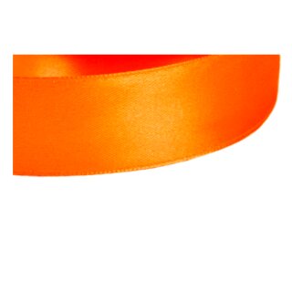 5 Meter Satinband warmes Orange 25mm Stoffband