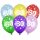 Bunte Ballons 30. Geburtstag mit Zahlen Einzeln