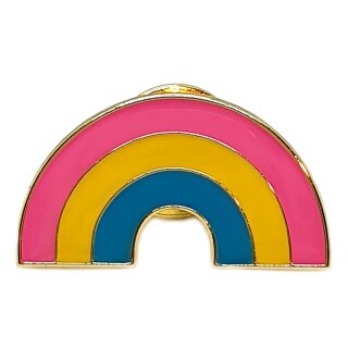 Regenbogen-Pins in Pan Farben LGBT