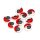 10 Selbstklebende Wackelaugen 12mm mit Wimpern Rot