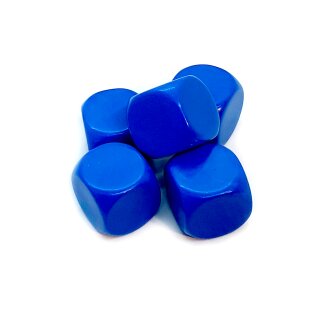 Blankow&uuml;rfel 5er Set Blau runde Ecken W6 16mm