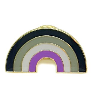 Regenbogen-Pins in A-Sexuell LGBT