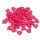 50 Herz-Kn&ouml;pfe 12mm Pink 2-Loch Kunststoff im Set