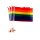 Regenbogenl Hand-Flagge 20*14cm Stolz PRIDE/ CSD