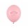 Bunte Ballons New Baby Rosa mit Babyschuhen