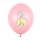 6*Ballon-Sets New Baby M&auml;dchen Rosa Elefant+ Punkte