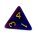4-Seitige 2Farbige W&uuml;rfel Blau-Violett W4