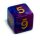 6 Seitige 2-Farbige W&uuml;rfel Blau-Violett Sonderw&uuml;rfel