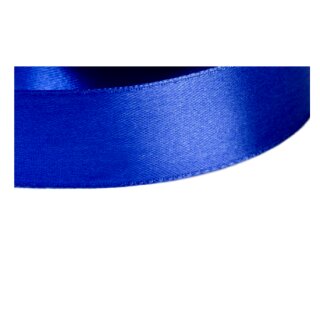Satinband 1m Royalblau 25mm Stoffband Doppelseitig