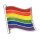 LGBT-Flaggen Regenbogen Pins Pride 6-Streifen 15mm