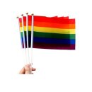 Regenbogen Hand-Flagge 20*14cm Stolz PRIDE/ CSD